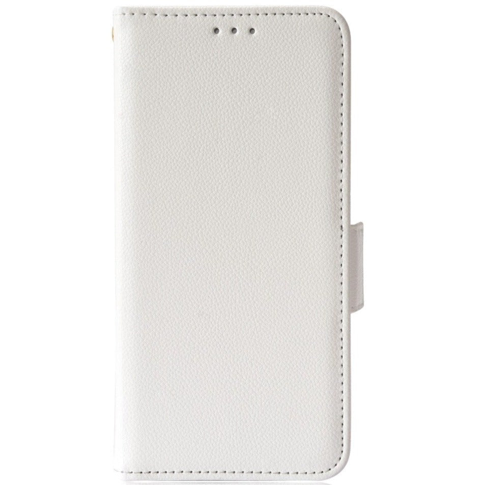 Alcatel 1S (2021) / 3L (2021) Litchi Læder Cover m. Pung - Hvid