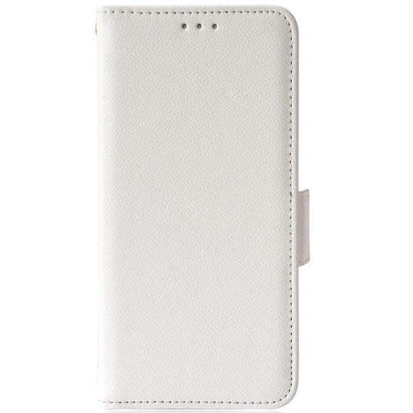 Alcatel 1S (2021) / 3L (2021) Litchi Læder Cover m. Pung - Hvid