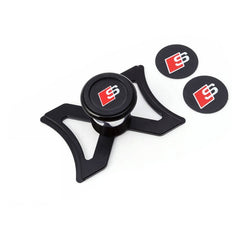 Roterende Magnetisk Mobilholder til Audi A3 / S3 (2014 - 2019) - Sort