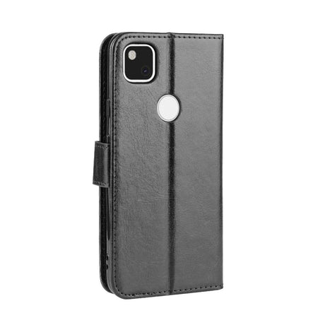 EIDERWOOD Google Pixel 4a Læder Cover m. Pung & Strop - Sort