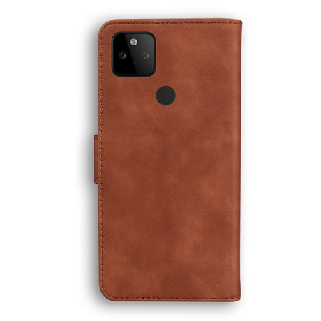 EIDERWOOD Google Pixel 5a Kunstlæder Cover m. Pung - Brun