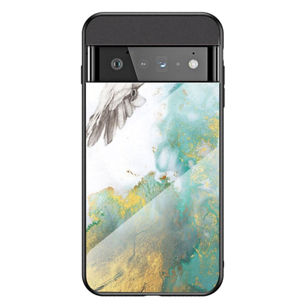 Google Pixel 6 Pro Plastik Cover m. Glasbagside - Marmor & Due
