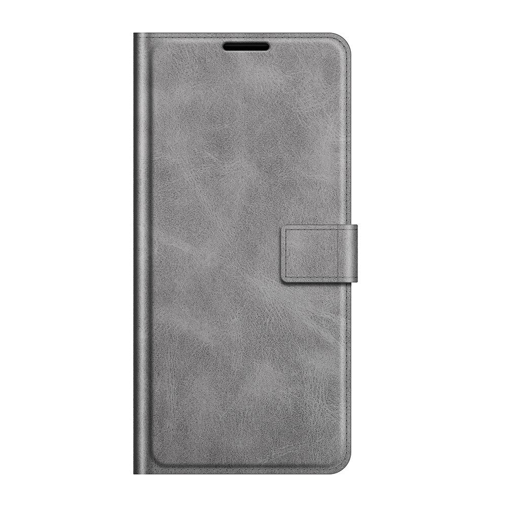 Google Pixel 6 Pro Læder Cover m. Kortholder & Magnetisk Luk - Grå