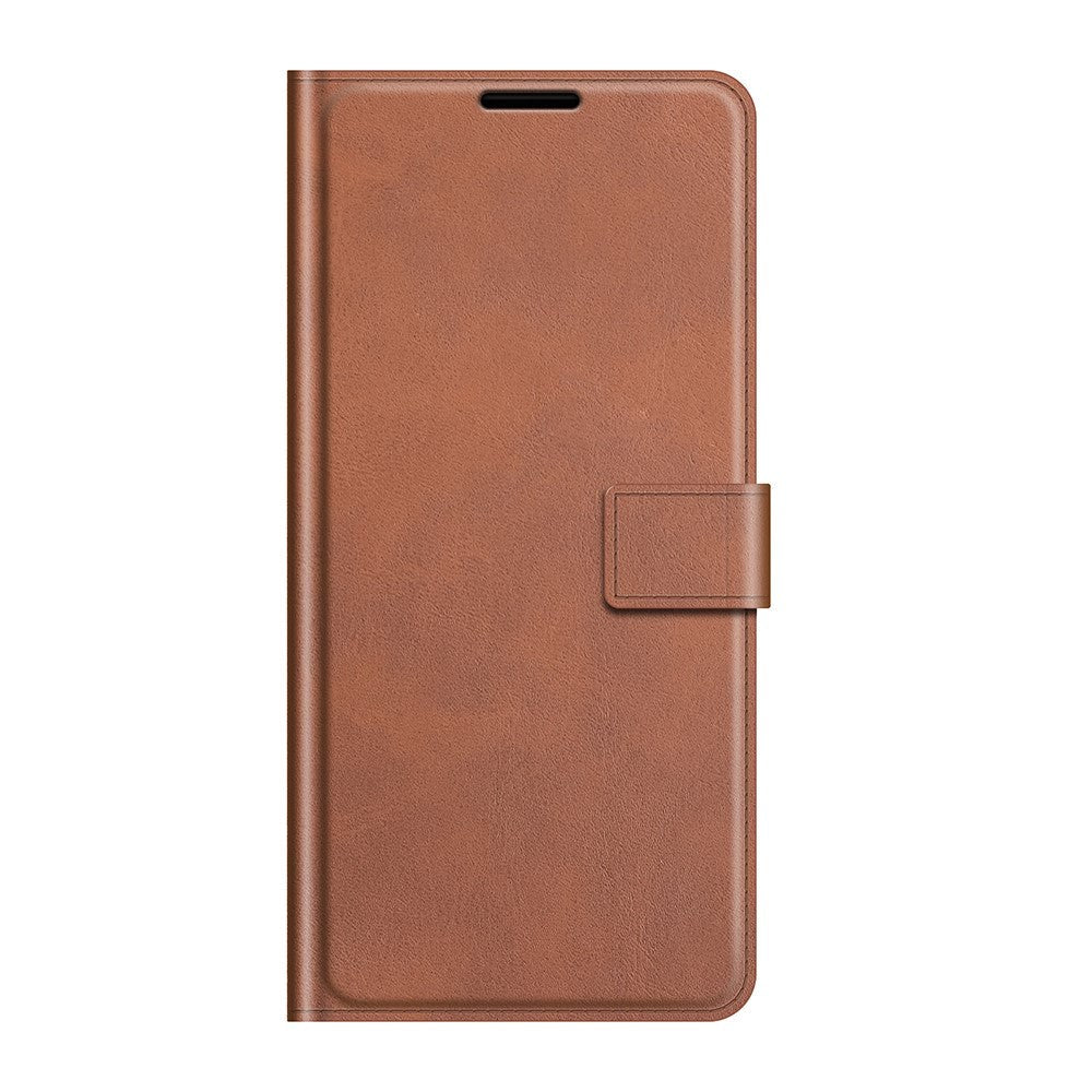 Google Pixel 6 Pro Læder Cover m. Kortholder & Magnetisk Luk - Brun