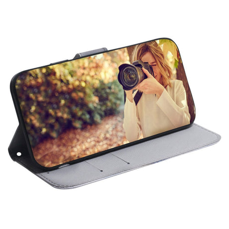 Google Pixel 6 Læder Cover m. Pung & Print - Ulv