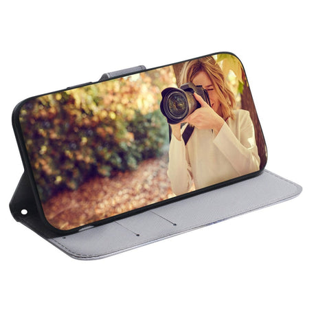 Google Pixel 6 Læder Cover m. Pung & Print - Tiger