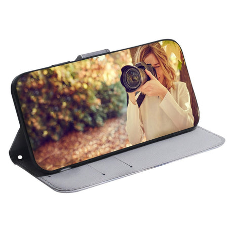 Google Pixel 6 Pro Læder Cover m. Pung & Print - Ulv
