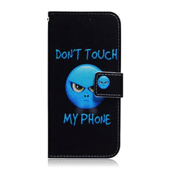 Google Pixel 6 Pro Læder Cover m. Pung & Print - "Don't Touch My Phone"