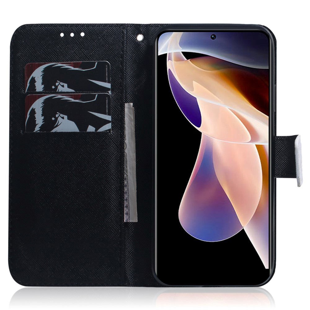 Google Pixel 6 Pro Læder Cover m. Pung & Print - "Don't Touch My Phone"