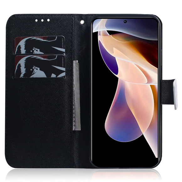 Google Pixel 6 Pro Læder Cover m. Pung & Print - "Don't Touch My Phone"