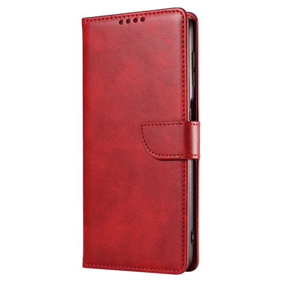 Google Pixel 6 Pro Kunstlæder Cover m. Pung - Rød