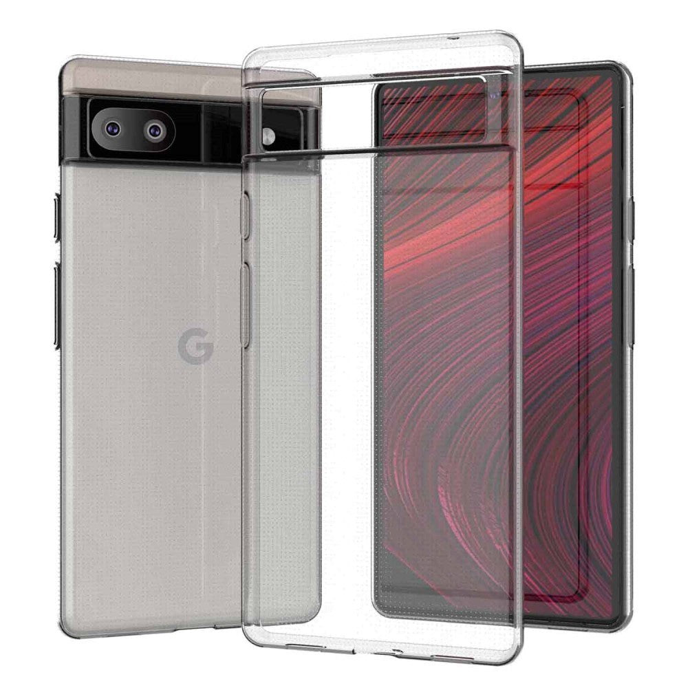 Google Pixel 6a Fleksibelt Plastik Cover - Gennemsigtig