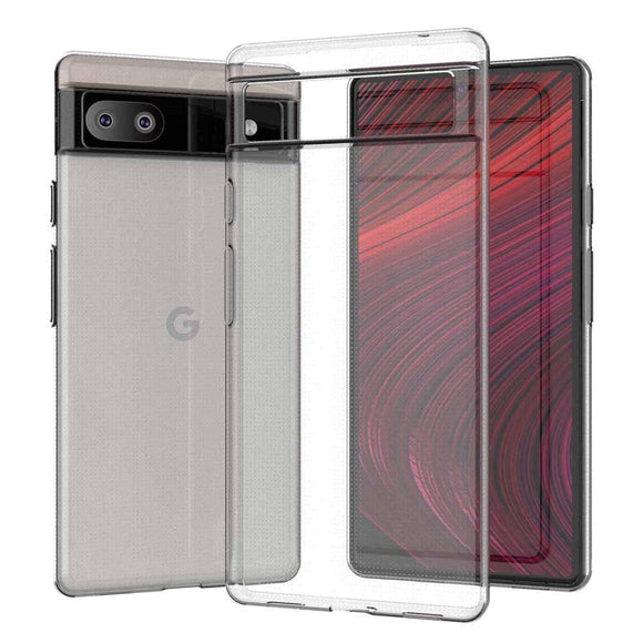 Google Pixel 6a Fleksibelt Plastik Cover - Gennemsigtig