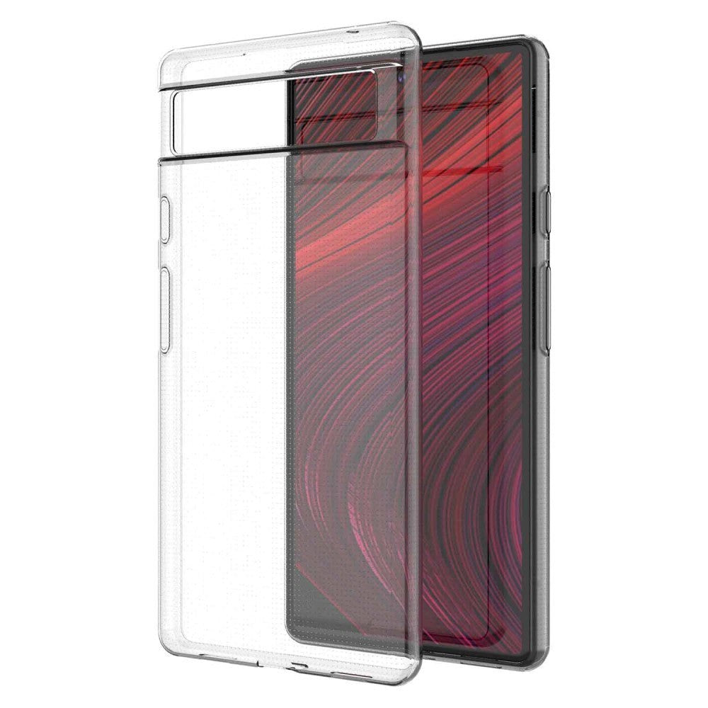 Google Pixel 6a Fleksibelt Plastik Cover - Gennemsigtig