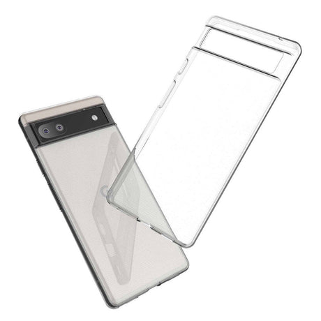 Google Pixel 6a Fleksibelt Plastik Cover - Gennemsigtig