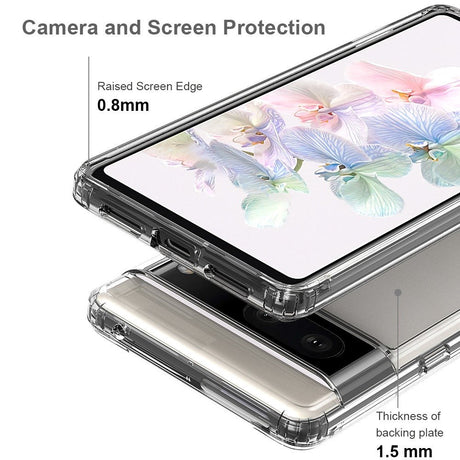 Google Pixel 7 Acrylic Hybrid Bumper Cover - Gennemsigtig