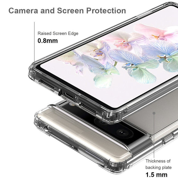 Google Pixel 7 Acrylic Hybrid Bumper Cover - Gennemsigtig