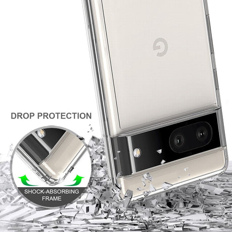 Google Pixel 7 Acrylic Hybrid Bumper Cover - Gennemsigtig