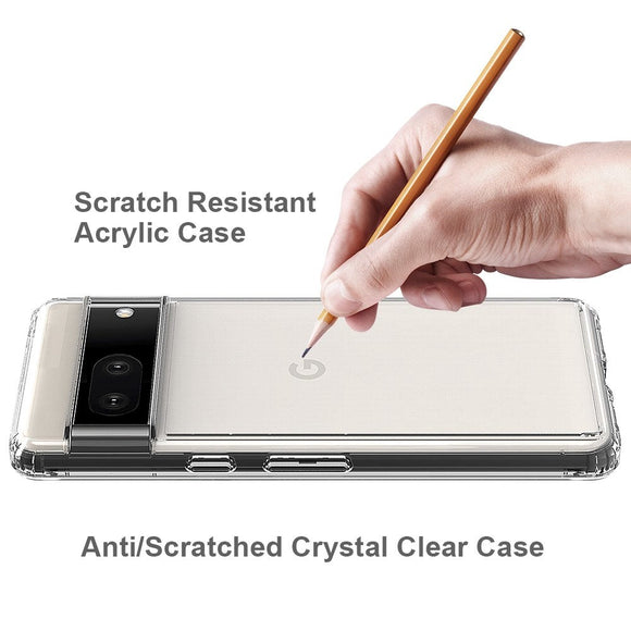 Google Pixel 7 Acrylic Hybrid Bumper Cover - Gennemsigtig