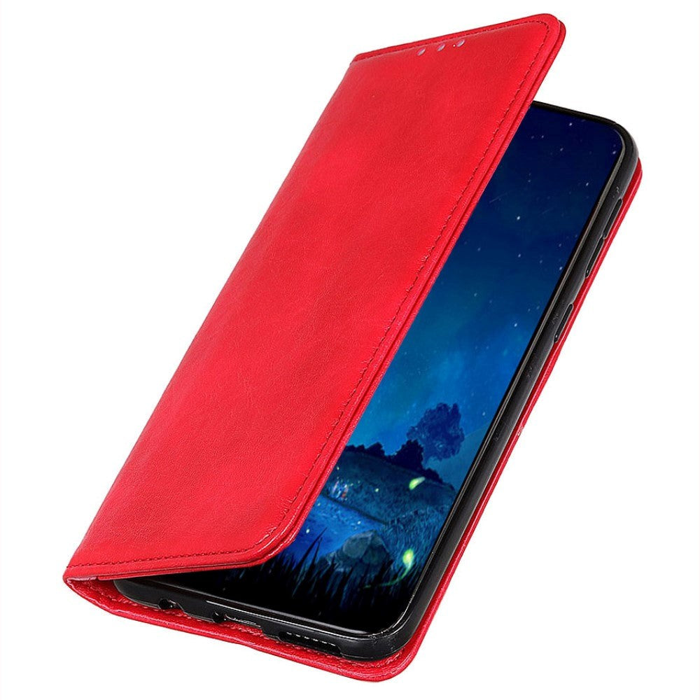 Asus ROG Phone 5 Læder Cover m. Pung - Rød