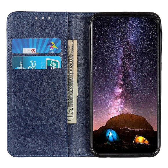 Asus ROG Phone 5 Læder Cover m. Pung - Blå