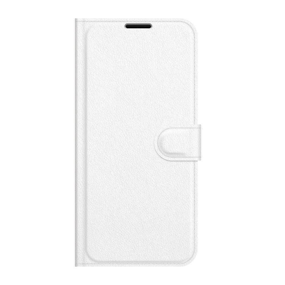 Asus Zenfone 8 Flip Litchi Læder Cover m. Pung - Hvid