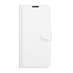 Asus Zenfone 8 Flip Litchi Læder Cover m. Pung - Hvid