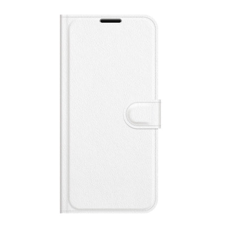 Asus Zenfone 8 Flip Litchi Læder Cover m. Pung - Hvid