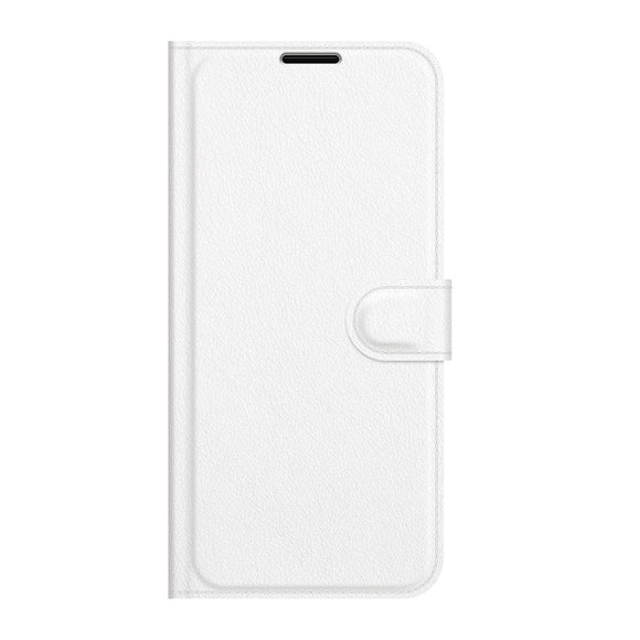 Asus Zenfone 8 Flip Litchi Læder Cover m. Pung - Hvid