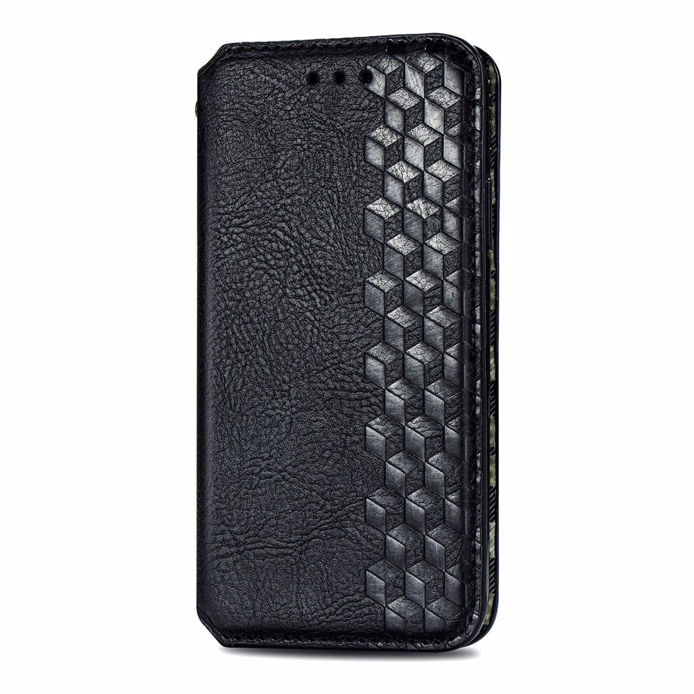 Asus Zenfone 8 Flip Retro Mønster Læder Cover m. Pung - Sort
