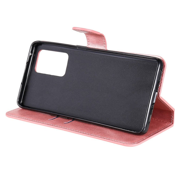 OPPO Reno6 Pro Læder Cover m. Pung & Magnetisk Luk - Rose Gold