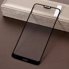 Nokia 7.1 Beskyttelsesglas - Full-Fit - Skærmbeskyttelse - Sort