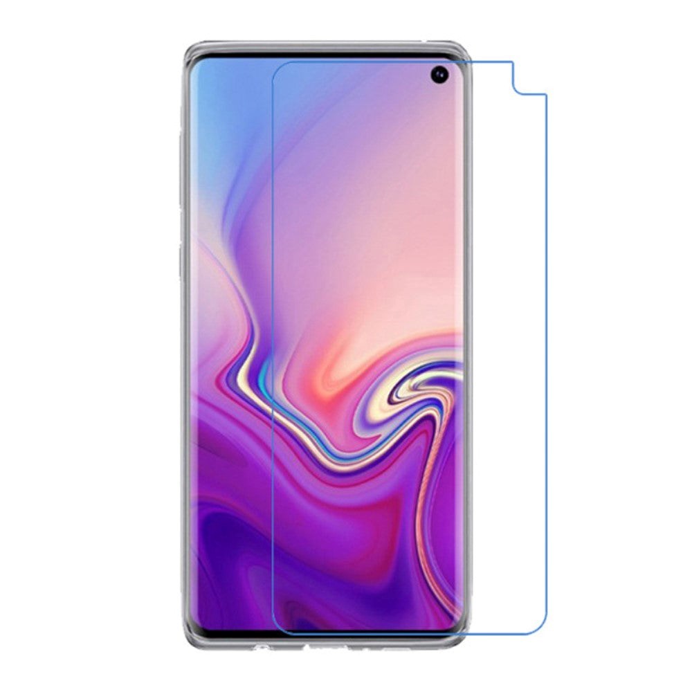 Samsung Galaxy S10 Beskyttelsesfilm - Case Friendly - Gennemsigtig