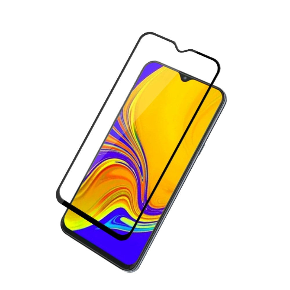 Samsung Galaxy A30 /A30s / A50 MOCOLO Hærdet Glas Skærmbeskyttelse m. Sort Ramme