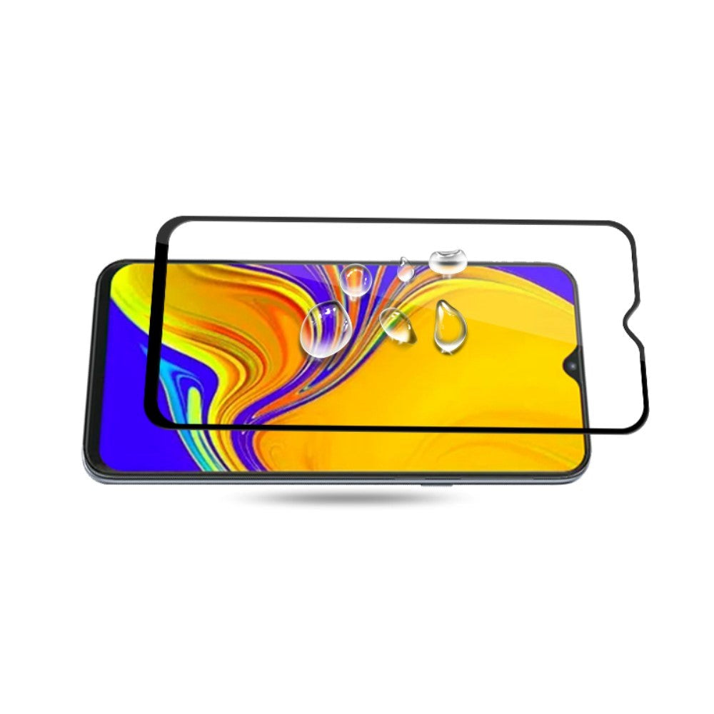 Samsung Galaxy A30 /A30s / A50 MOCOLO Hærdet Glas Skærmbeskyttelse m. Sort Ramme