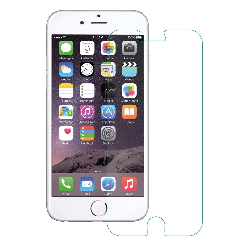 iPhone 6 / 6s Hærdet Beskyttelsesglas - Gennemsigtig