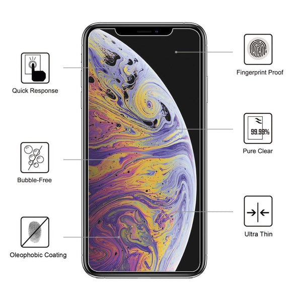 iPhone 11 Pro Max / Xs Max Skærmbeskyttelse - Case Friendly - Gennemsigtig