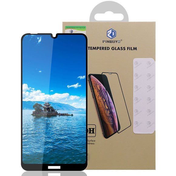 Nokia 2.2 Pinwuyo Skærmbeskyttelse - Full Fit - Beskyttelsesglas - Sort