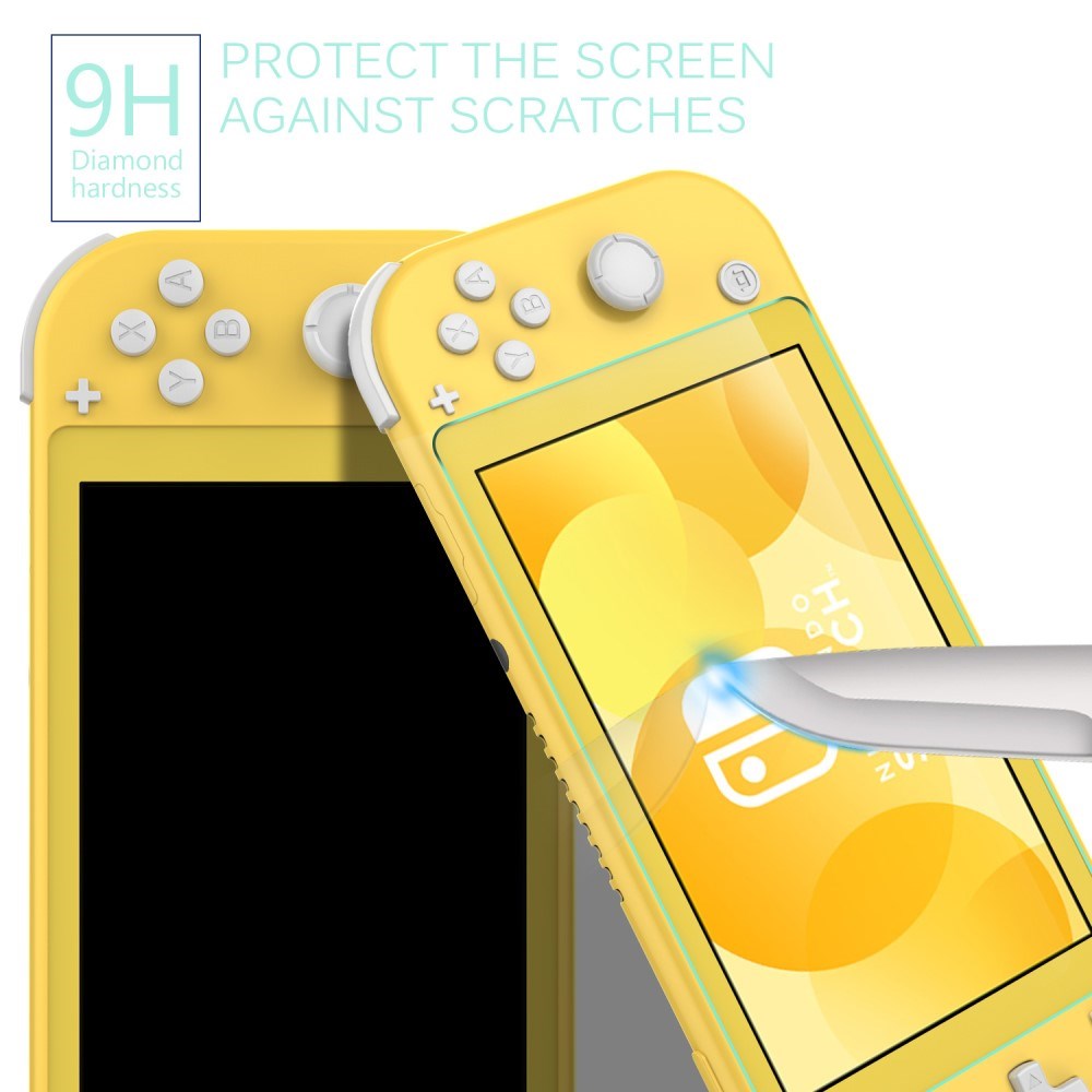 Nintendo Switch Lite Hærdet Glas - Skærmbeskyttelse - Gennemsigtig