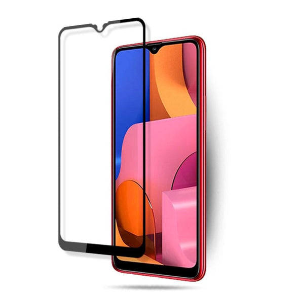 Mocolo Samsung Galaxy A20s Skærmbeskyttelse - Full Fit - Sort