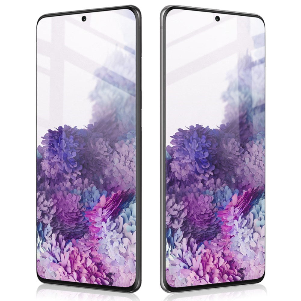 IMAK Samsung Galaxy S20+ (Plus) Full-Fit Hærdet Skærmbeskyttelsesglas - Gennemsigtig