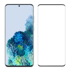 Samsung Galaxy S20 Ultra Hærdet Glas - Full-fit Skærmbeskyttelse - Sort Kant