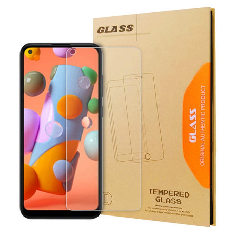 Samsung Galaxy M11 Case Friendly Arc-Edge Skærmbeskyttelse - Hærdet Glas - Gennemsigtig