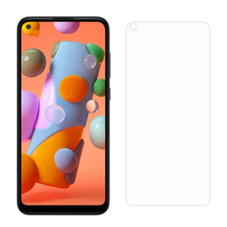 Samsung Galaxy M11 Case Friendly Arc-Edge Skærmbeskyttelse - Hærdet Glas - Gennemsigtig