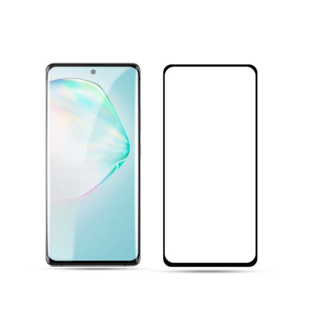 Samsung Galaxy S10 Lite Hærdet Skærmbeskyttelsesglas - Gennemsigtig / Sort