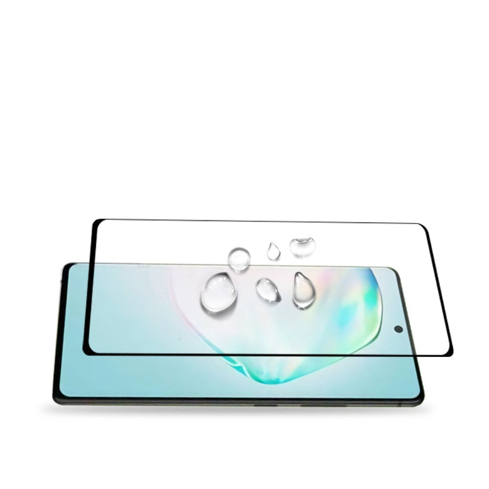 Samsung Galaxy S10 Lite Hærdet Skærmbeskyttelsesglas - Gennemsigtig / Sort