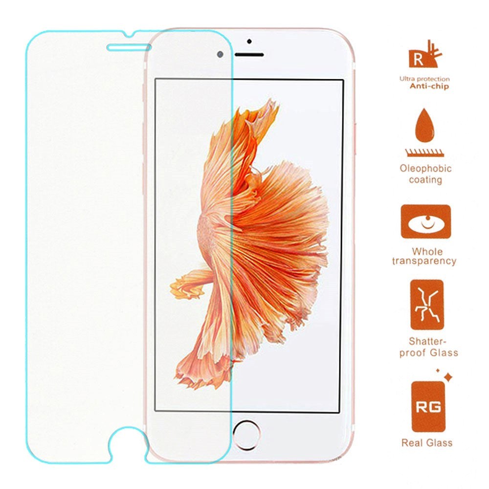 iPhone 8 / 7 Hærdet Glas - Case Friendly - Skærmbeskyttelse - Gennemsigtig