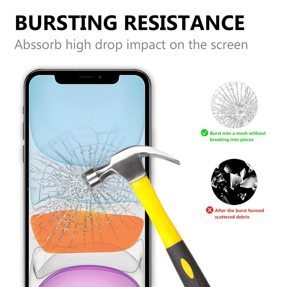 iPhone 12 Pro / 12 Arc Edge Hærdet Glas - Case Friendly - Skærmbeskyttelse - Gennemsigtig