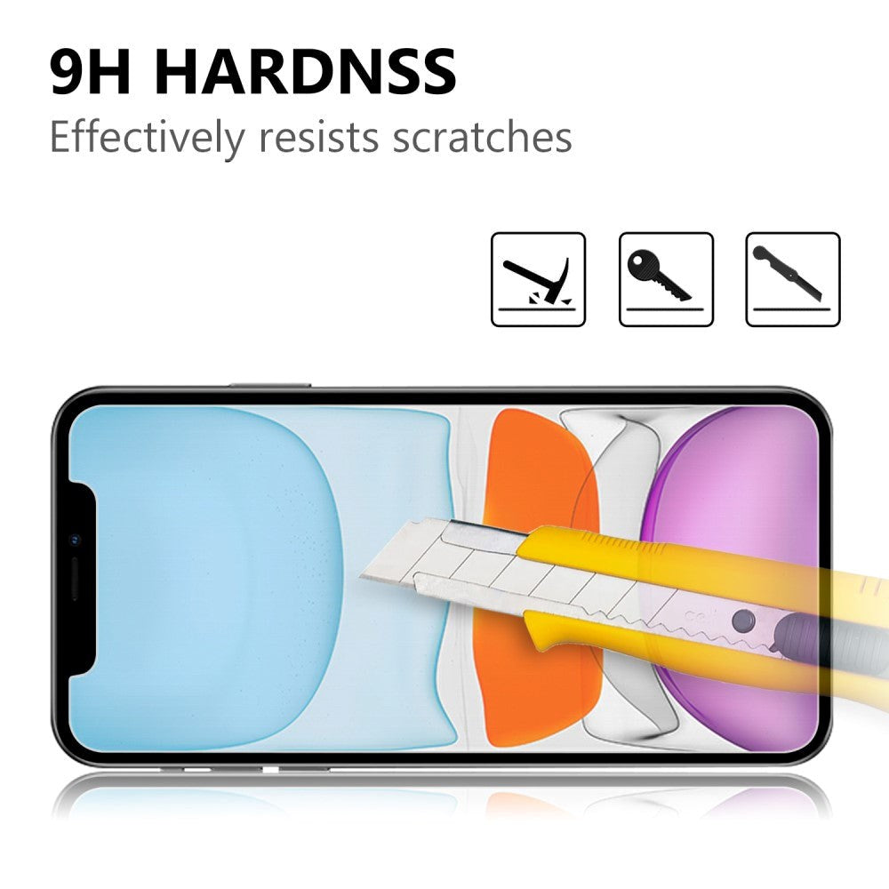 iPhone 12 Pro / 12 Arc Edge Hærdet Glas - Case Friendly - Skærmbeskyttelse - Gennemsigtig