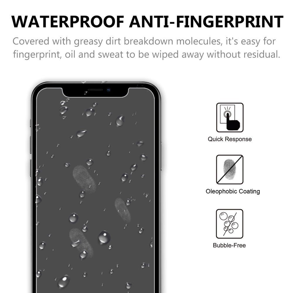 iPhone 12 Pro / 12 Arc Edge Hærdet Glas - Case Friendly - Skærmbeskyttelse - Gennemsigtig